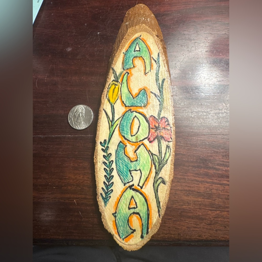 Handcrafted Aloha Wood Art